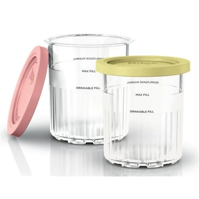Image de Accessoire de cuisine Ninja 2 pots CREAMi Transparent