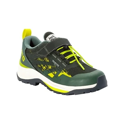 Afbeelding van Jack Wolfskin Villi Texapore LOW Outdoorschoenen voor kinderen, Maat: 31, Slate green Kunststof/ textiel