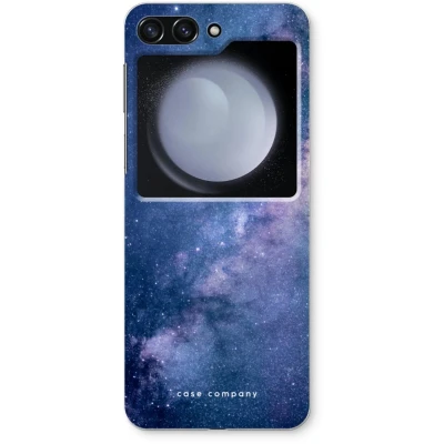 Afbeelding van Case Company® hoesje geschikt voor Samsung Galaxy Z Flip5 Nebula Soft Cover Telefoonhoesje Bescherming aan alle Kanten en Schermrand