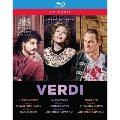 Afbeelding van Various Artists Traviata Trovatore Macbeth (3 Blu ray)