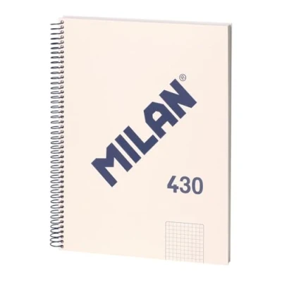 Afbeelding van Notitieboekje Milan 430 Beige A4 80 Lakens (3 Stuks)