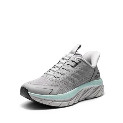 Afbeelding van ALLSWIFIT Lichte en antislip wandelschoenen voor dames, grijs.