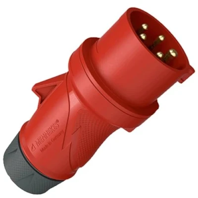 Afbeelding van Mennekes CEE contactstop schroefklem, 32A, 5 polig, 400V, 6u,