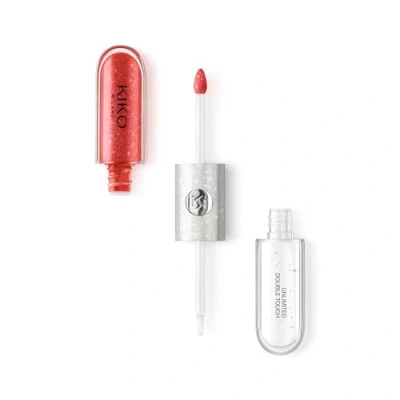 Image de KIKO Milano Unlimited Double Touch 154 Limited Edition, Rouge À Lèvres Liquide Longue Tenue En Deux Étapes
