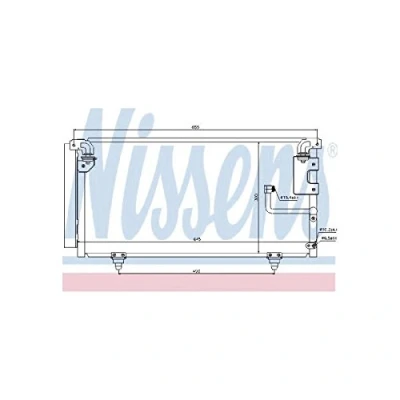 Afbeelding van Nissens Airco condensor 940091
