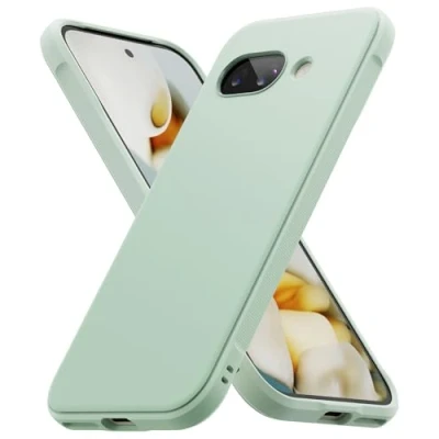 Afbeelding van Ringke Onyx beschermhoes compatibel met Google Pixel 9a, flexibel, matte textuur, duurzaam, schokbestendig, mint