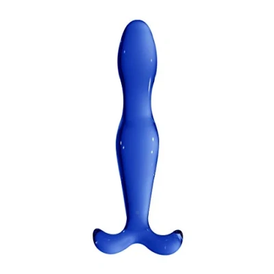 Afbeelding van Glazen Dildo Elegance Blauw