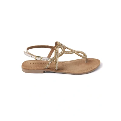 Afbeelding van Lazamani Dames Sandalen 33.510 Gold Maat 39