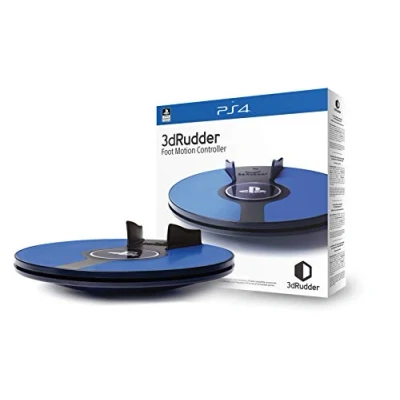 Image de Contrôleur de jeu 3dRudder Bleu et Noir pour PSVR