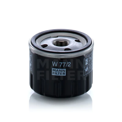 Afbeelding van MANN FILTER W 77/2 Oliefilter 3/4 16 UNF 1B Met een terugloopbeveiligingskleppen Opschroeffilter