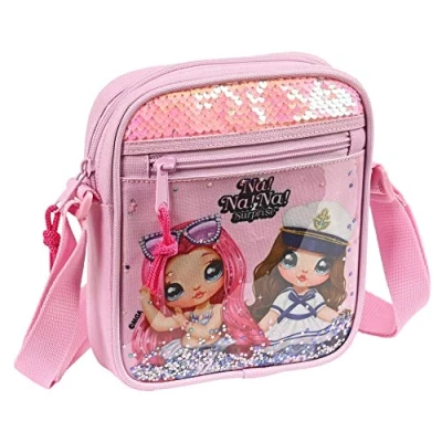 Afbeelding van Schoudertas Na!Na!Na! Surprise Sparkles Roze (16 x 18 4 cm)