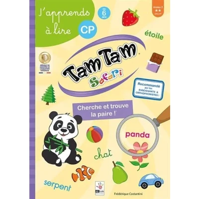 Image de Tam Safari J&#039;apprends à lire, CP niveau 2 Cherche et Trouve la paire !