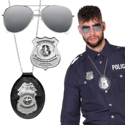 Afbeelding van Boland Set &#039;Special police&#039; Volwassenen Unisex Agent Politie en Boeven