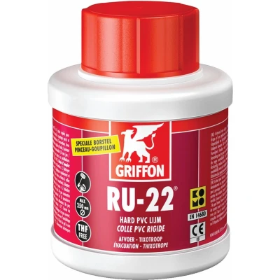 Afbeelding van Griffon pvc lijm ru 22 tixotroop 250ml met kwast