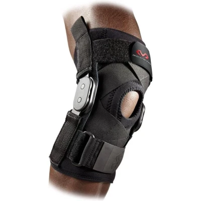 Afbeelding van Mcdavid 429X Kniebrace met dubbel scharnier en kruisband Ontworpen voor sport Zwart