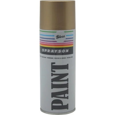 Afbeelding van Sprayson Verf Spuitbus Spuitlak Goud 400 ml