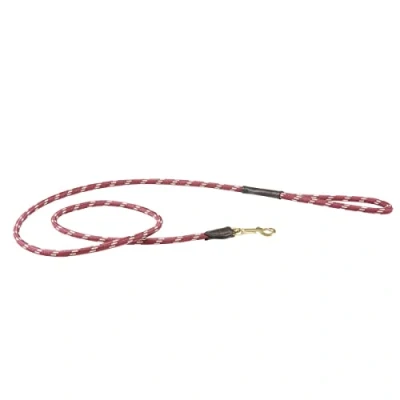 Afbeelding van Weatherbeeta Dog Lead Rope Leather Burgundy/Brown 120cm