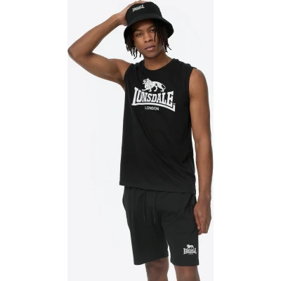 Afbeelding van Lonsdale Normale Passform Shorts, Heren, Maat: Large, Black white