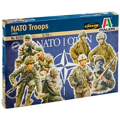 Afbeelding van 1:72 Italeri 6191 Nato Troops 1980s Plastic Modelbouwpakket