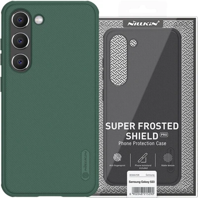 Afbeelding van Nillkin Super Frosted Shield Hoesje Geschikt voor Samsung Galaxy S23 FE Groen