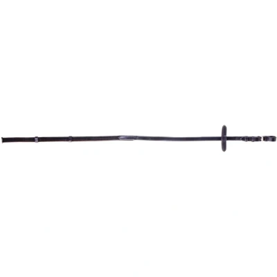 Afbeelding van Premiere Teugel Linnen 19mm met Gespsluiting Zwart Full