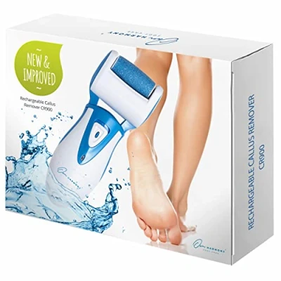 Afbeelding van Own Harmony Elektrische Harde Huidverwijderaar de Beste Beoordeelde Professionele Eeltverwijderaar Oplaadbare Pedicure &amp; Voet Gereedschap met 3 Grove Reservewielen voor Gladde Hielen (USB Snoer)
