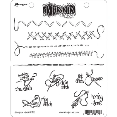 Afbeelding van Ranger Dylusions Cling Stamps Sampler