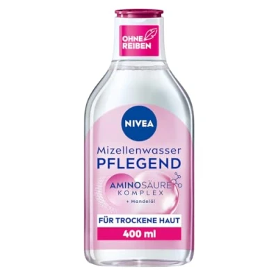Afbeelding van NIVEA Voedend micellair water, gezichtstonic voor de droge huid met amandelolie en aminozuurcomplex, hydraterend zachte gezichtsreiniging (400 ml)