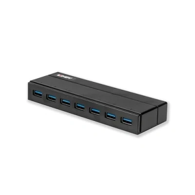Afbeelding van USB Hub LINDY 43228 Black