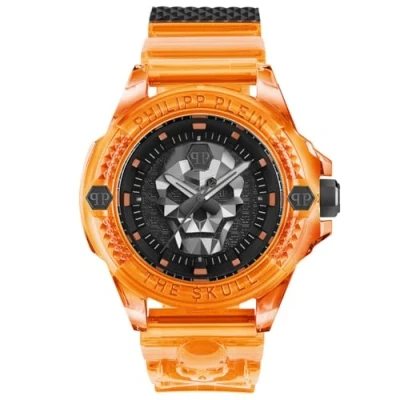 Afbeelding van Philipp Plein The $Kull Scuba Duba Edition PWWAA0824 Horloge Kunststof Oranje Ø 44 mm