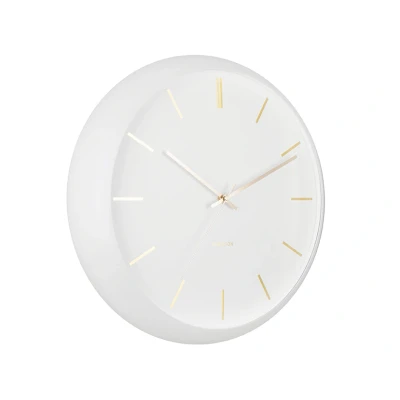 Afbeelding van Karlsson Wandklok Globe Wit Ø40cm