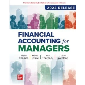 Afbeelding van Financial Accounting for Managers: 2024 Release ISE