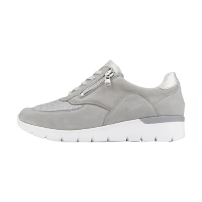 Afbeelding van Waldläufer OrthoTritt Dames Sneaker 626K02 321 013 Lichtgrijs Wijdte K Maat 4 (37)