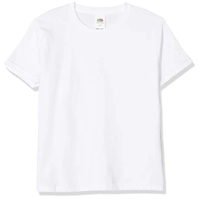 Afbeelding van Fruit of the Loom T shirt (3 stuks) voor jongens, Wit (Wit 30)