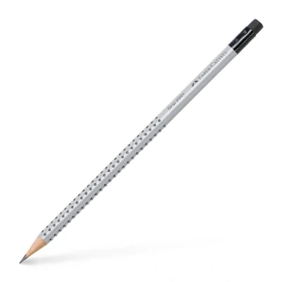 Afbeelding van potlood Faber Castell GRIP 2001 met gum B