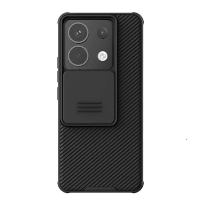 Afbeelding van Nillkin CamShield Hoesje voor deXiaomi Redmi Note 13 Pro / Poco X6 Back Cover met Camera Slider Zwart