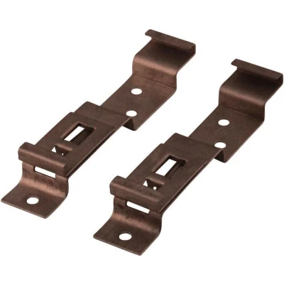 Afbeelding van Nummerplaatklemmen RVS 2 stuks met veer