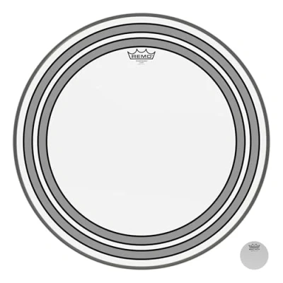 Afbeelding van Remo Powersonic Clear 22 bassdrumvel