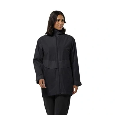 Afbeelding van Jack Wolfskin Mainkai LONG Regenjas, Dames, Maat: Large, Phantom