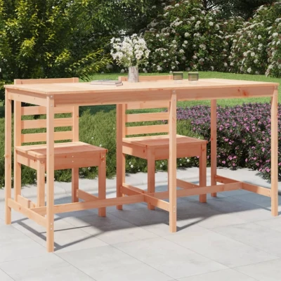 Afbeelding van Tuintafel 203,5x90x110 cm massief douglashout