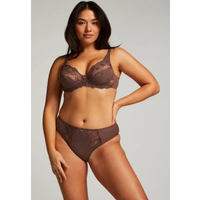 Afbeelding van Hunkemöller Dames Lingerie Slip Diva Bruin maat XS