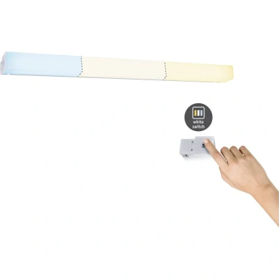 Afbeelding van Paulmann HomeSpa Luno 78949 LED spiegellamp Warmwit Aluminium