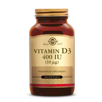 Afbeelding van Solgar D 3 10mcg (400iu) Softgels 3320