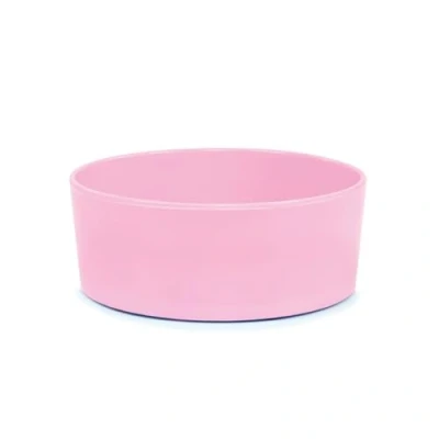 Afbeelding van Record Simply Mine honden en kattenbak gemaakt van melamine antislip afmetingen: Ø 21 cm inhoud 2,1 liter effen roze