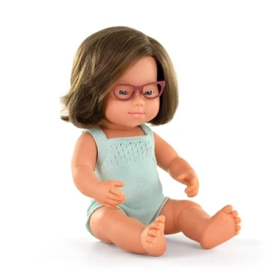 Afbeelding van MINILAND Pop Europees Meisje Dons 38cm