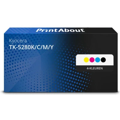 Afbeelding van Huismerk Kyocera TK 5280K/C/M/Y Toner 4 kleuren Voordeelbundel