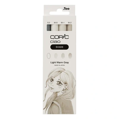 Image de Copic Ciao Shade set de marqueurs Light Warm Grey (4 pièces)