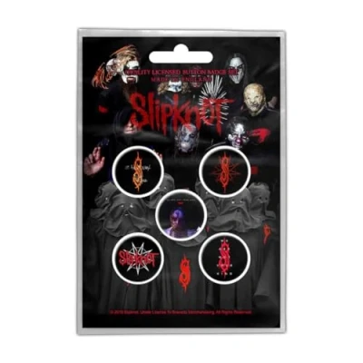 Afbeelding van Slipknot We Are Not Your Kind Badge/button Set van 5 Multicolours