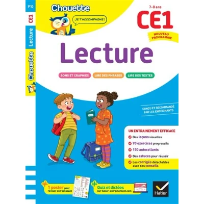 Image de Lecture CE1 Cahier de soutien nouveau programme
