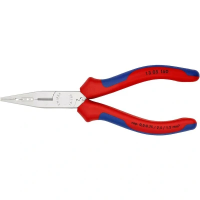 Image de KNIPEX 13 05 160 tringle de câblage avec poignées multi composants chromées mm